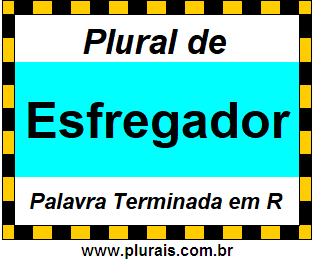 Plural de Esfregador