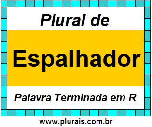 Plural de Espalhador