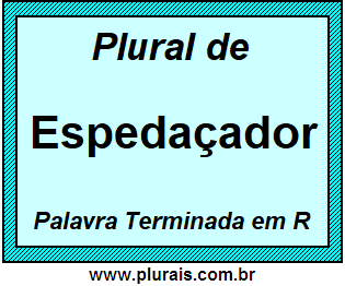 Plural de Espedaçador