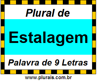 Plural de Estalagem