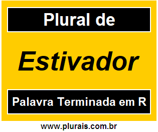 Plural de Estivador