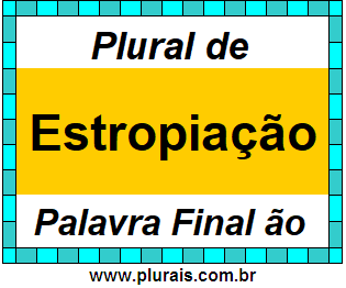 Plural de Estropiação