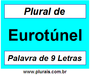 Plural de Eurotúnel