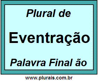 Plural de Eventração