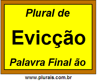 Plural de Evicção