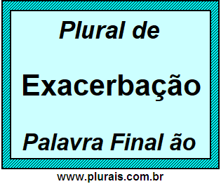 Plural de Exacerbação