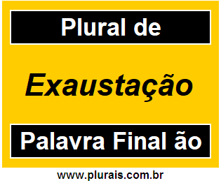 Plural de Exaustação