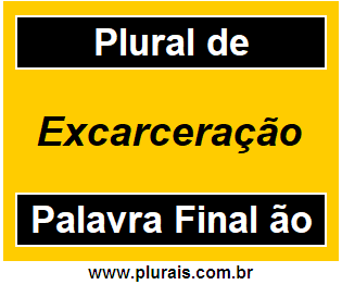 Plural de Excarceração