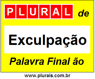 Plural de Exculpação