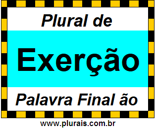 Plural de Exerção