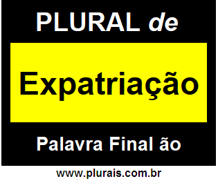 Plural de Expatriação