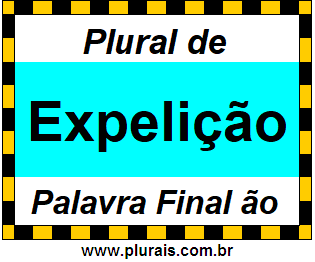 Plural de Expelição