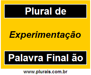 Plural de Experimentação