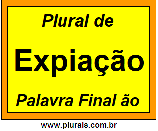 Plural de Expiação