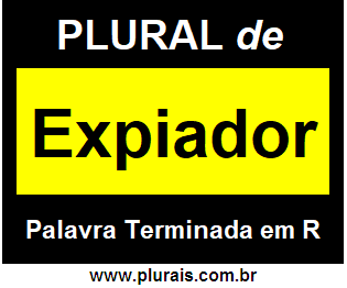 Plural de Expiador