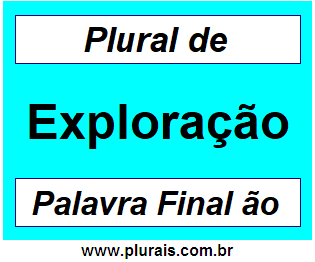 Plural de Exploração