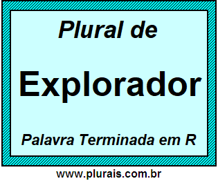 Plural de Explorador