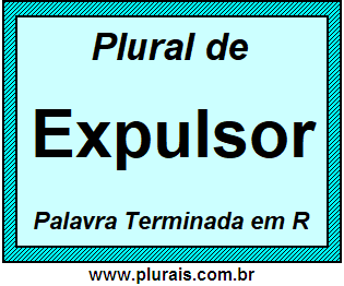 Plural de Expulsor