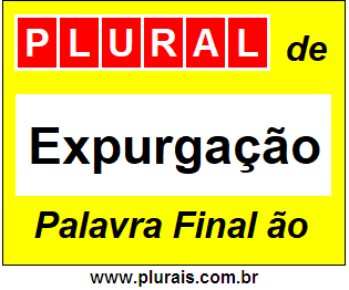 Plural de Expurgação