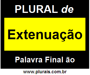 Plural de Extenuação