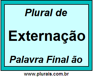 Plural de Externação