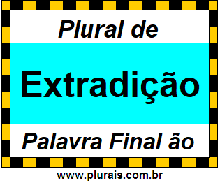 Plural de Extradição