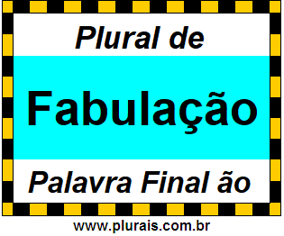 Plural de Fabulação