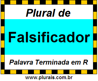 Plural de Falsificador