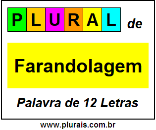 Plural de Farandolagem