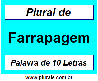 Plural de Farrapagem