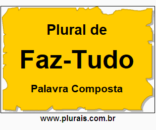 Plural de Faz-Tudo