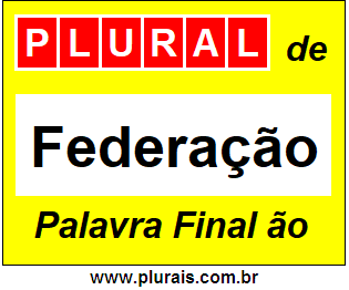 Plural de Federação