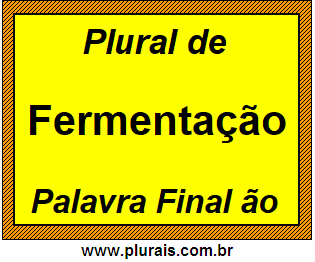 Plural de Fermentação