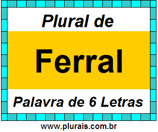 Plural de Ferral