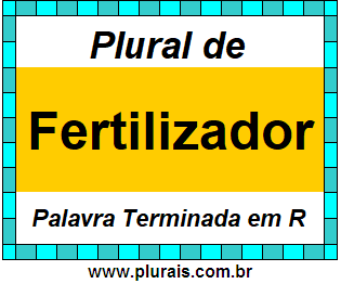 Plural de Fertilizador