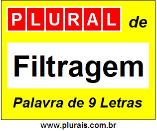 Plural de Filtragem