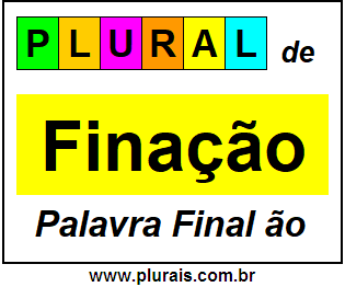 Plural de Finação