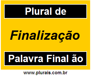 Plural de Finalização