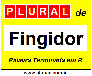 Plural de Fingidor