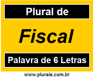 Plural de Fiscal
