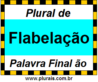 Plural de Flabelação