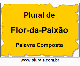 Plural de Flor-da-Paixão