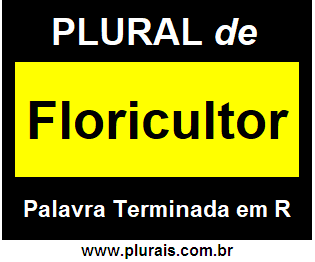 Plural de Floricultor