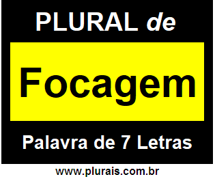 Plural de Focagem