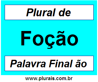 Plural de Foção