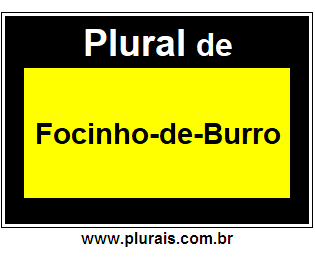 Plural de Focinho-de-Burro