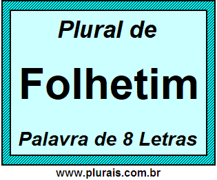 Plural de Folhetim