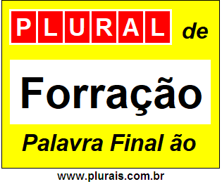 Plural de Forração