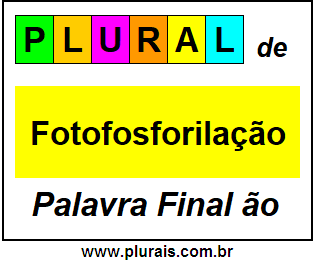 Plural de Fotofosforilação