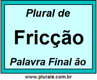 Plural de Fricção